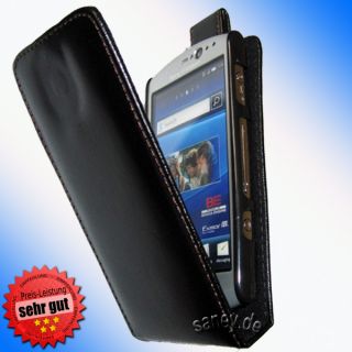 Leder/Tasche Sony Erricson Xperia NEO/Etui/Flip/Case 22