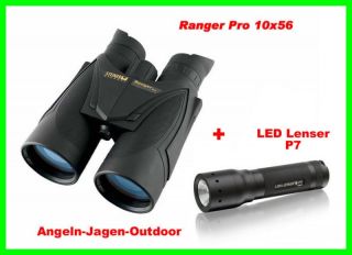 Steiner Fernglas Ranger Pro 10x56 Nachtglas mit Taschenlampe LED