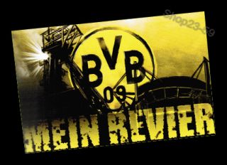 BVB09 ZIMMERFAHNE Fahne Flagge 90x140cm Borussia Dortmund MEIN REVIER