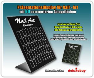 Präsentationsdisplay Nail Art Display für Tips 60er