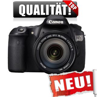 Canon EOS 60D SLR Digitalkamera Kit inkl. 18 55 IS (18 Mgp, Live View