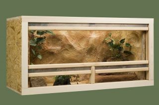 Holz Terrarium 100 x 40 x 50 cm OSB Platte