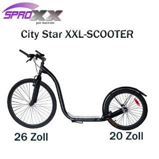 Big Wheel 26` und 20`Tretroller City Scooter  Roller für Erwachsene