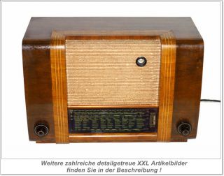  Roehrenradio RFT SUPER Typ 5 E 63 Stassfurt ca 1950 Roehren komplett