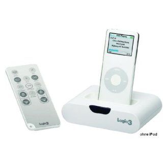 Logic3 Universal Dock mit Fernbedienung für Apple iPod weiss 