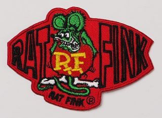 RAT FINK   Character Embroidered Patch