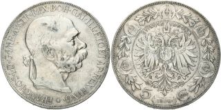 D67 Österreich / Ungarn 5 Korona 1900 Franz Joseph I. 1848 1916