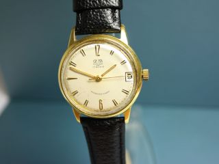GUB Glashuette Armbanduhr Kaliber 69 1 mit Kalender Handaufzug Guter