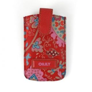 Oilily Winter Leafs iPhone 4/4S Hülle Pull Case   Ruby 