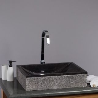 Marmor Waschbecken Waschtisch Gäste WC Design Handwaschbecken schwarz