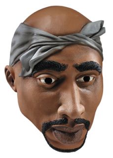 Thug Life 2 Pac Rapper Mask for Adult Halloween Costume