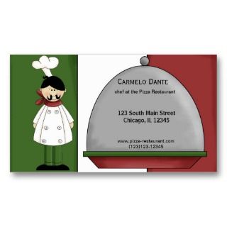 Chef Kitchen Design on Http   Www Zazzle Com Food Chef Cooking Business Card Templates 240093