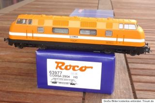 ROCO 63977 H0 Diesellok 2904 COMSA, (ex BR 220/V 200 ) wie neu mit DSS
