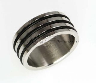 Designer Ring aus Edelstahl Fingerring  Rubberband 79 