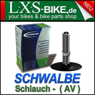 Schwalbe Schlauch 26 25 40 559 AV12a NR 12a AV 40 schwarz Fahrrad tube