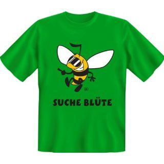 Lustige Witzige Coole Sprüche T Shirt   Suche Blüte   Comic Biene