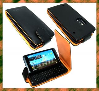 Premium Tasche fuer Nokia E7 Schutzhuelle Flip Case Handytasche Huelle