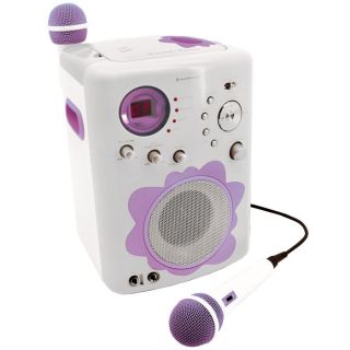 TOP Kinder Karaoke Anlage portabel mobil CD Player inkl. 2 Mikrophone