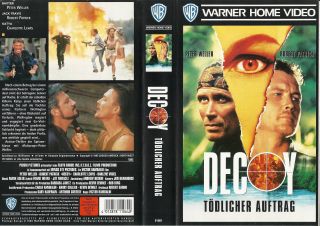 VHS) Decoy   Tödlicher Auftrag   Peter Weller, Robert Patrick (FSK