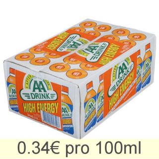 AA Drink High Energy Flasche, 24er Pack, 24 x 0,33 l