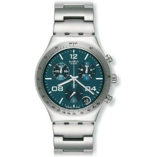 Swatch Herren Armbanduhr XL Analog Quarz Edelstahl YCS438G Swatch