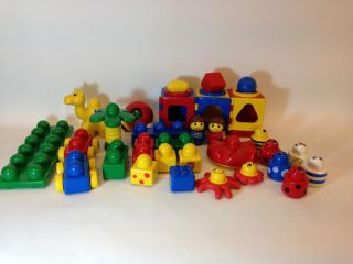 Lego Duplo ca. 9 kg, Figuren, Steine, Platten   Feuerwehr,Bauernhof