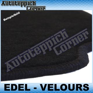 Passend für Rover Evoque ab 10.11 Velours Fußmatten schwarz EXCLUSIV