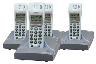 Schnurlos ISDN QUATTRO/4er Telefon Set mit DECT, 5 MSN