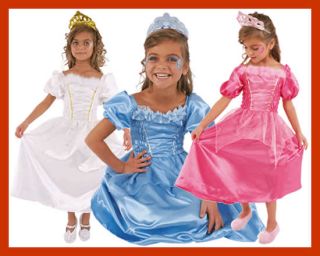  Prinzessin Kinder Karneval Fasching Kostüm versch Farben 104 128