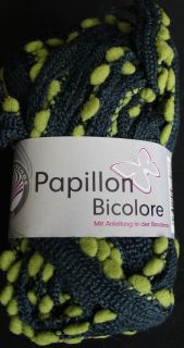 Papillon Bicolore Gründl Rüschenwolle Accessoiresgarn Schalwolle 50