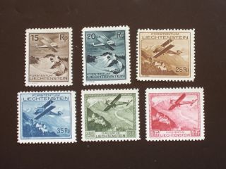 Briefmarken Liechtenstein, Michelnr. 108 114, postfr.