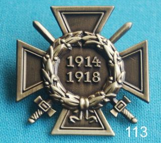  Eisernes Kreuz 1914 1918 Abzeichen Orden Militaer Militaria Pin 113