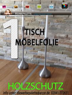 107 cm Möbelfolie MATT SATIN SCHUTZ TISCHFOLIE + KLAR