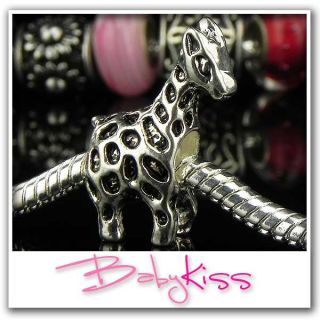 Original BabyKiss Bead   Giraffe   Silber Element Spacer Modul Beads