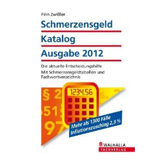 Schmerzensgeld Katalog Ausgabe 2012 Die neue Entscheidungshilfe; Mit