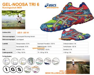 Asics GEL NOOSA TRI 6 T113N.3401 Running Men US11/45