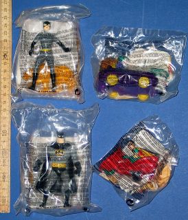 Batman & Robin 4 x Superhelden McDonalds Figuren in OVP Marvel Super