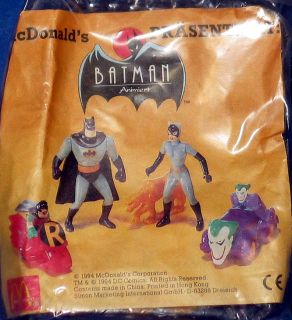 Batman & Robin 4 x Superhelden McDonalds Figuren in OVP Marvel Super