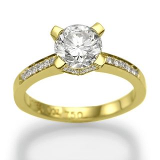 67 Carat D/SI 585 14kt Gold Solitar Diamantring Brilliant Ring Wert