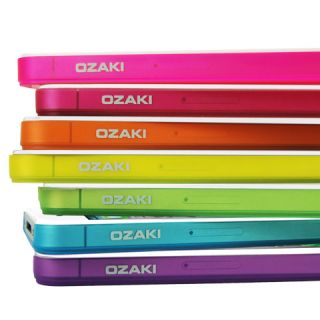OZAKI iPhone 4 4S Ultra Thin 0.4mm Slim Hard Cover Case Black