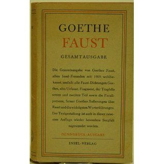 JOHANN WOLFGANG VON GOETHE   FAUST eBook Goethe Kindle