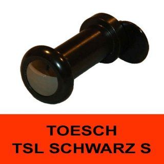 TÖSCH TSL SCHWARZ S   Türspion mit Verspiegelung für Türe 50 80 mm