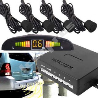 LED Einparkhilfe Rückfahrwarner Parkassistent +4 Sensor