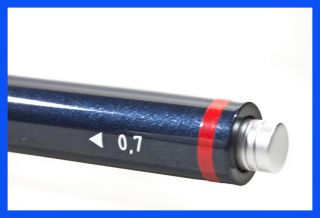 Rotring Trio Pen (Kulli blau u. rot, Feinm. 0,7 mm) Metal,Blaumetalik