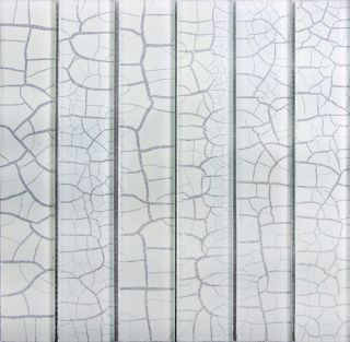 Mosaik Fliesen Cystal 134 für Küche Bad WC Bordüre Glas Wandfliesen