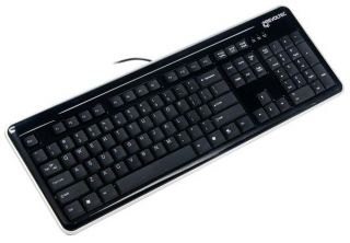 Revoltec USB Standard Tastatur K104 schwarz RE141