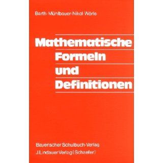 Mathematische Formeln und Definitionen: Bücher