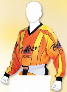 Kinder Motocross MX Shirt Farbe orange Gr. 140/146