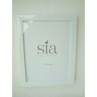 Sia Home Fashion Bilderrahmen weiß hochglanz lackiert gerade Ecken