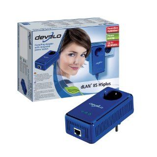 Devolo DLAN 85HSplus Highspeed HomePlug Adapter blau 